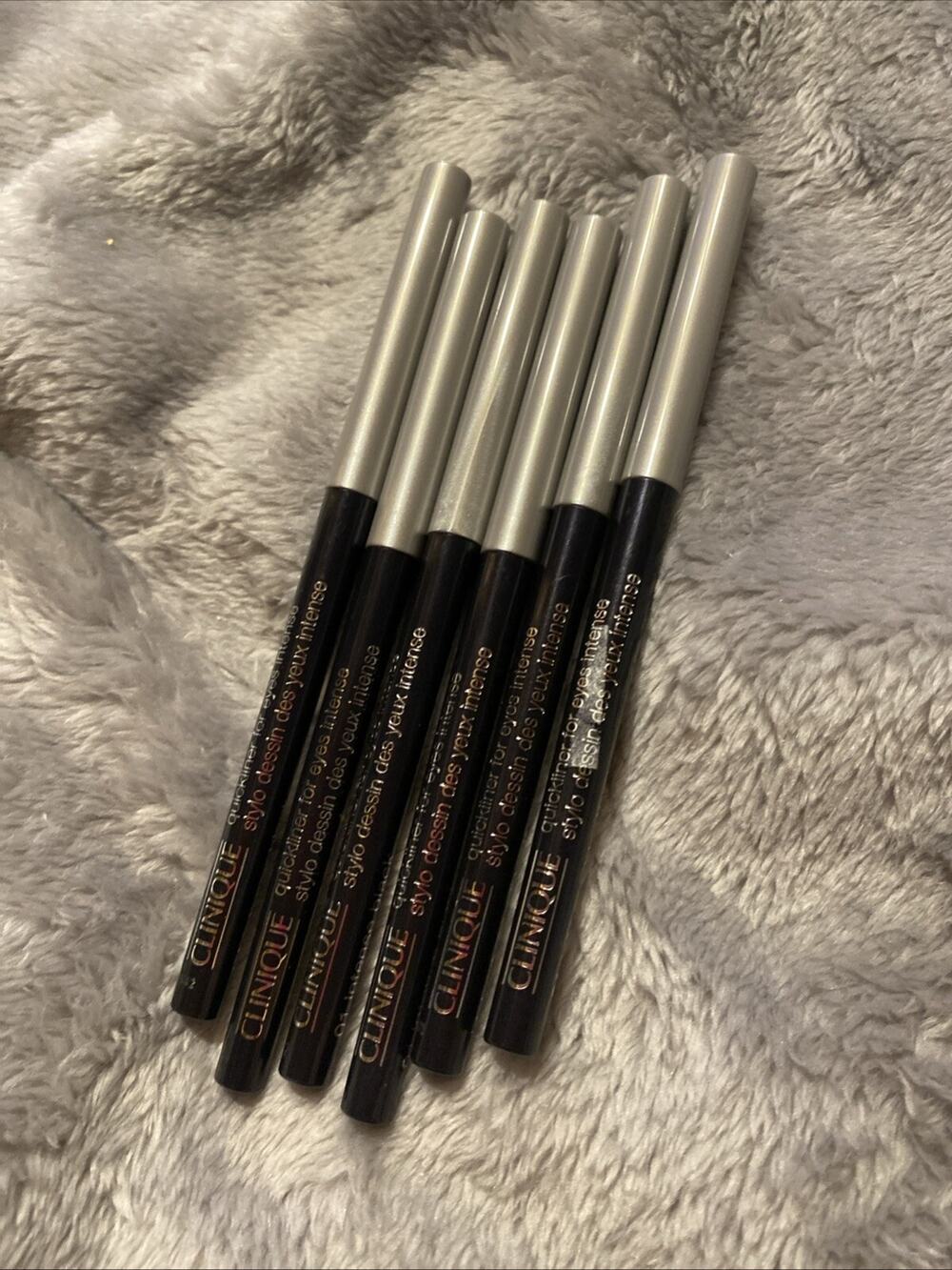 Set Of 6 Clinique Quick Liner Eye Liner 01 Intense Black